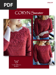 Coryn sweater by Vakentina Bogdanova EN