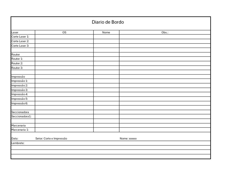 Diario de Bordo | PDF