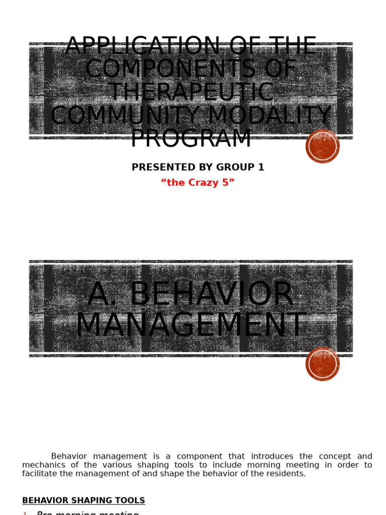 Tcmp Presentation | PDF | Behavioural Sciences | Psychology