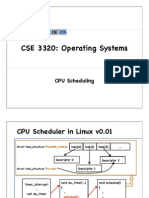 CSE 3320: Operating Systems: CPU Scheduling