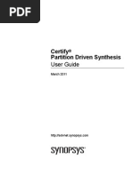 Certify Partition Driven Synthesis: User Guide
