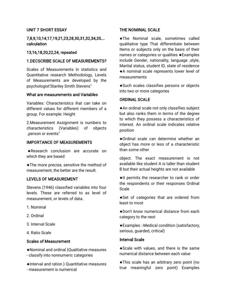 Research Chap 7 Short Essay | PDF | Type I And Type Ii Errors | Level ...