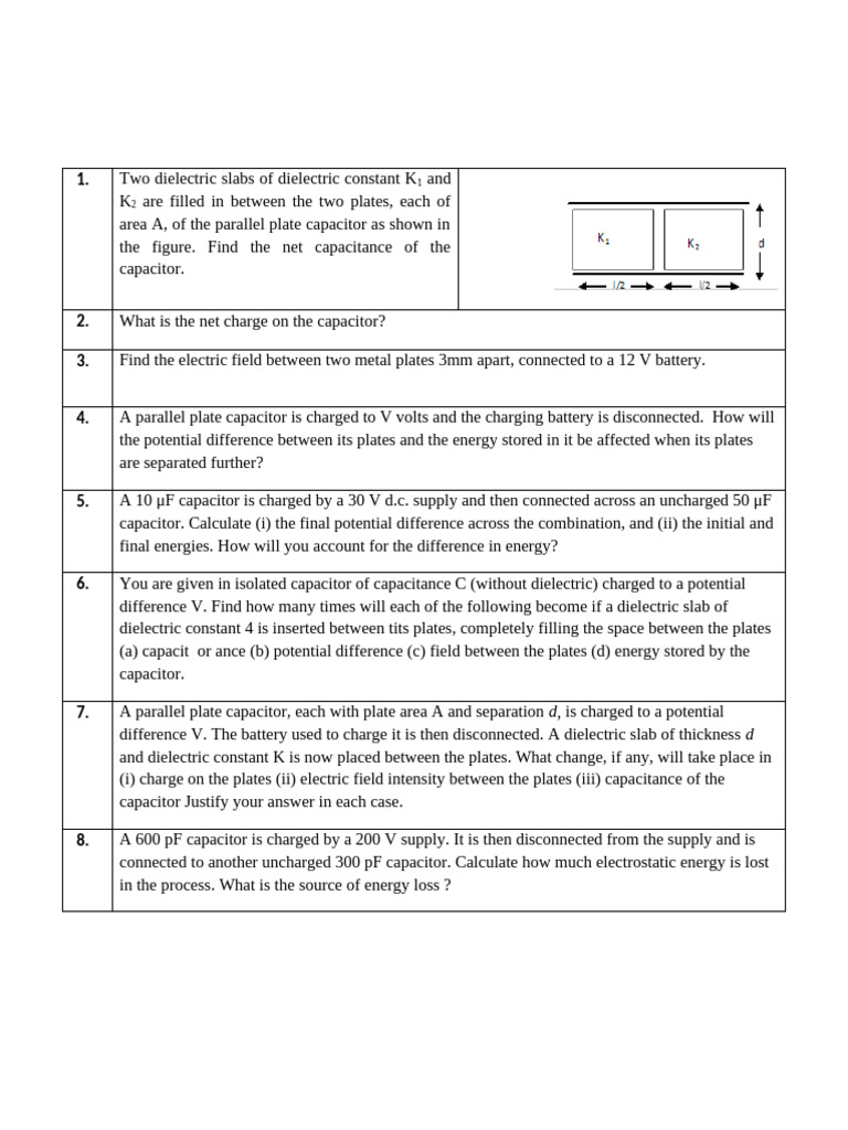 Based On Capacitors | PDF | Capacitor | Capacitance