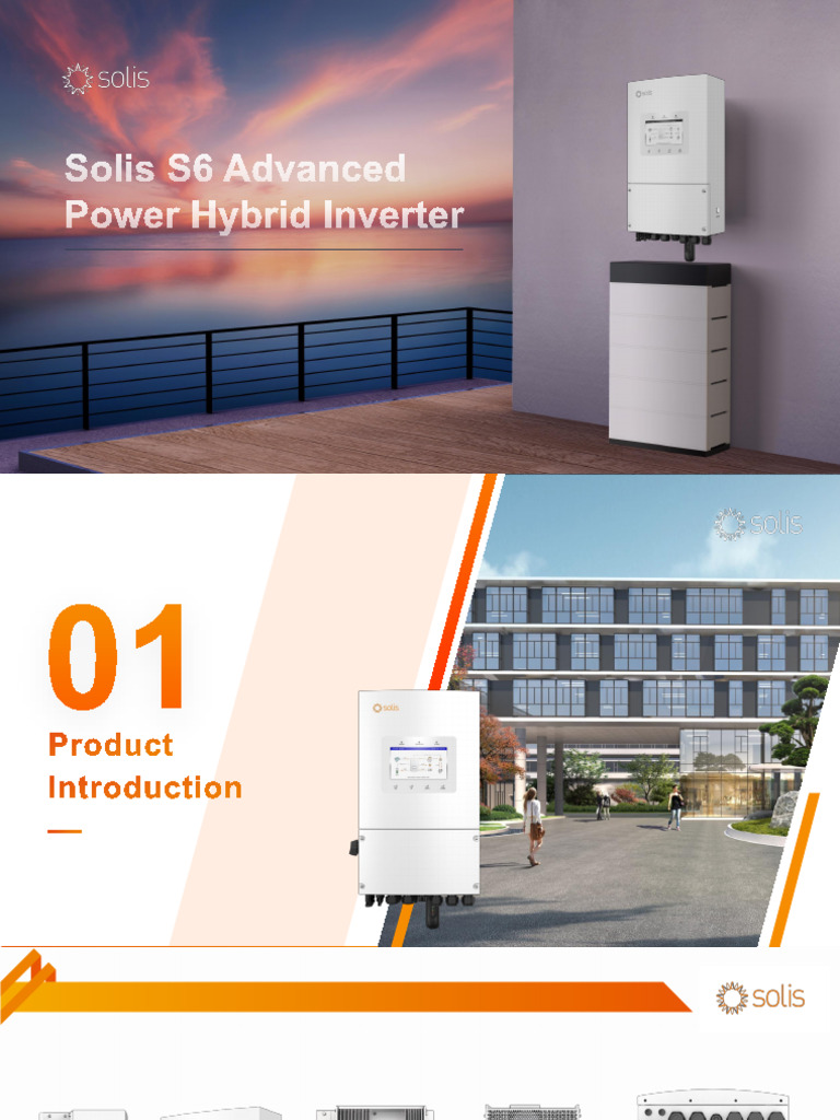 Solis S6 Hybrid Inverter Overview | PDF | Electrical Grid | Power Inverter