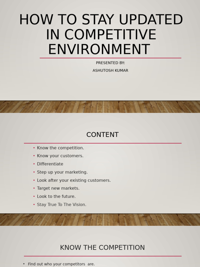 Ashutosh Kumar IT Presentation | PDF | Marketing | Strategic Management