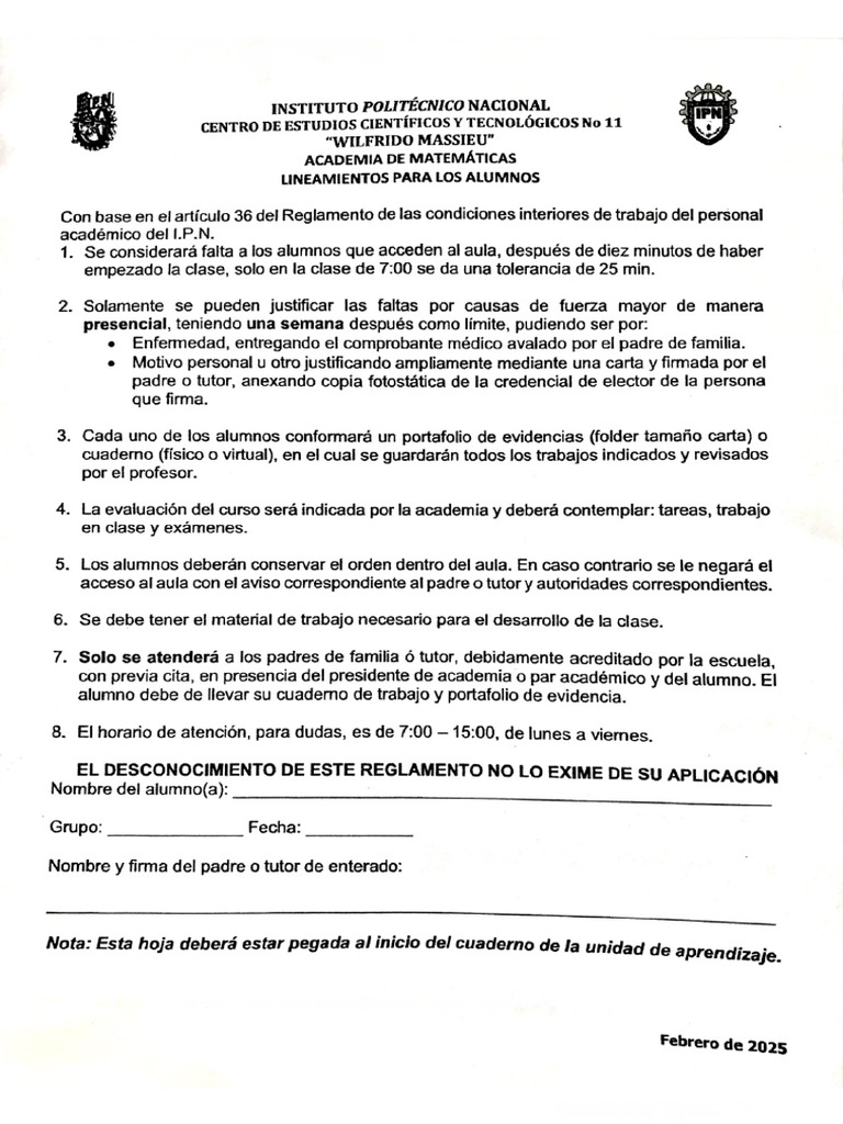 Reglamento 1 | PDF