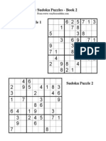 Easy Sudoku Puzzles - Book 2 Sudoku Puzzle 1