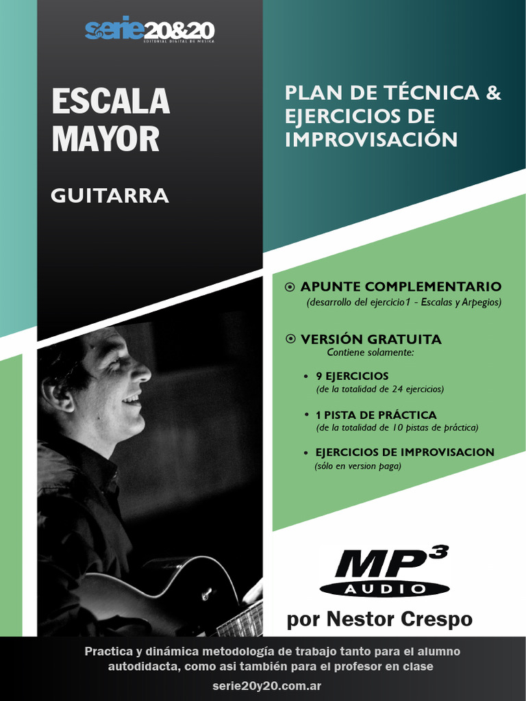 Ejercicios de Escala Mayor para Guitarra | PDF | Musica Tango | Escala ...
