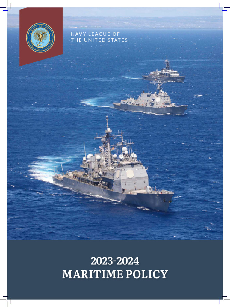 2023-2024 U.S. Maritime Policy Report | PDF | United States Navy | Navies