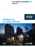 THE STATE OF THE WORLD'S CHILDREN 2012 - Executive Summary