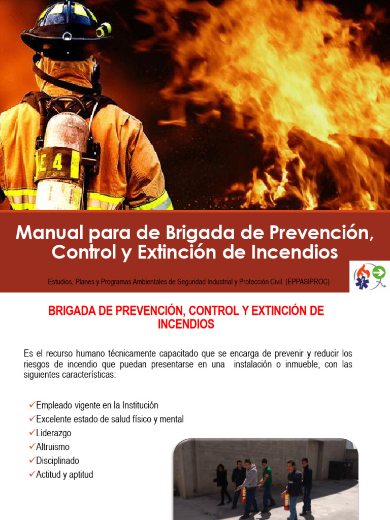 Brigada de Prevencion de Incendios | PDF | Combustión