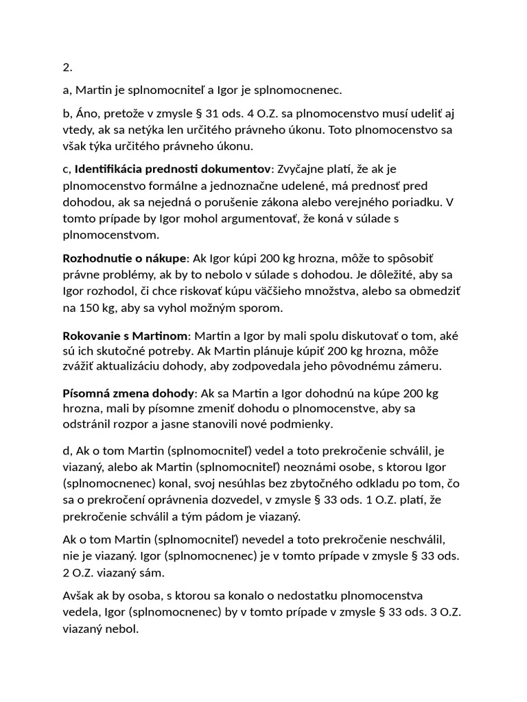 Seminar Obcianske Pravo 4 - 11 | PDF