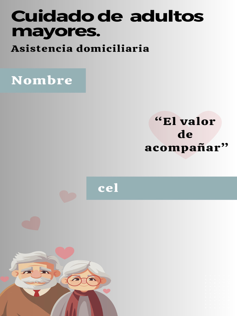 Cuidado Integral de Adultos Mayores | PDF | Higiene | Cuidado de la salud