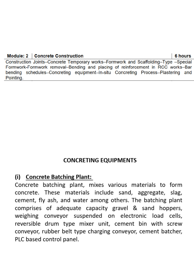 WINSEM2024 25 - BCLE307L - Reference Material I | PDF | Concrete | Plaster