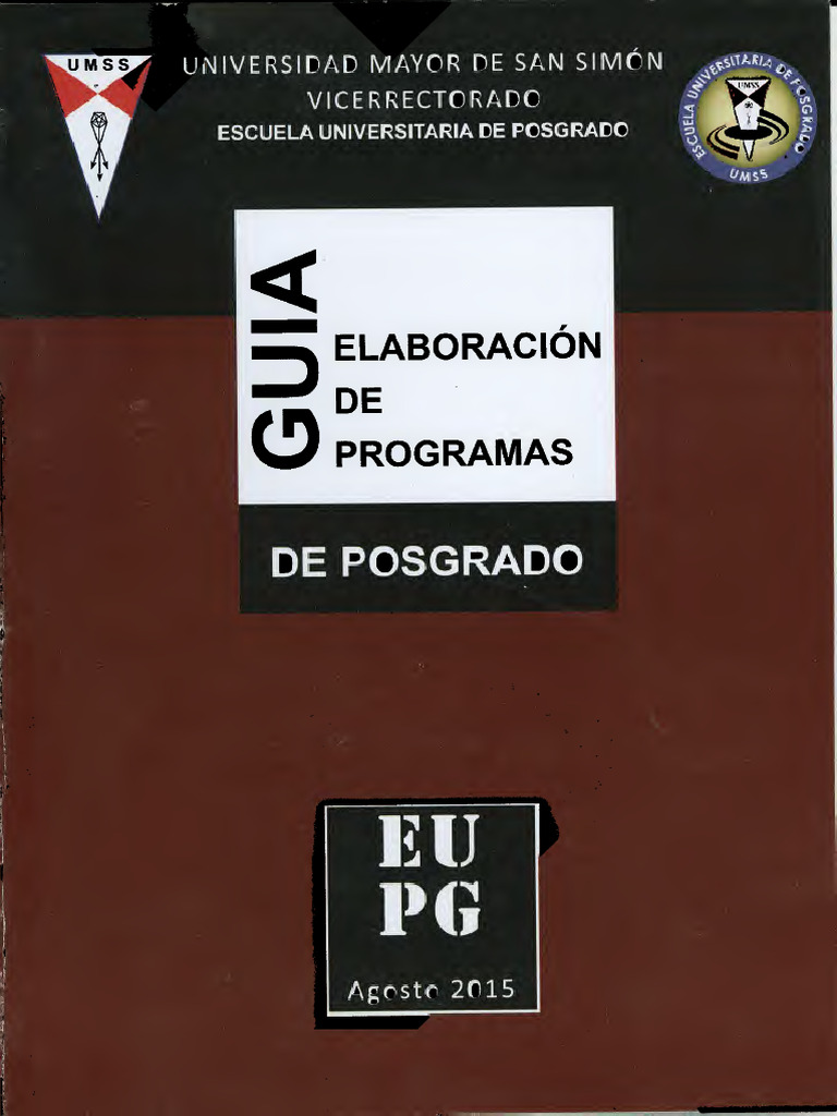 Guiaeupg UMSS | PDF