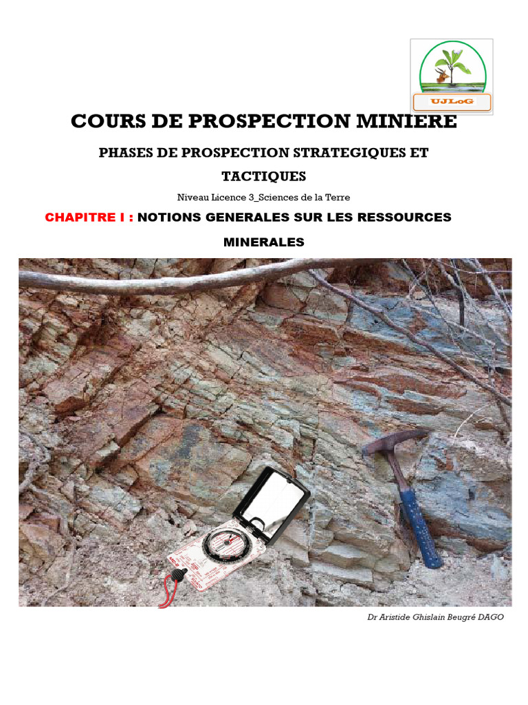 Cours de Prospection Minière | PDF | Géologie | Exploitation minière