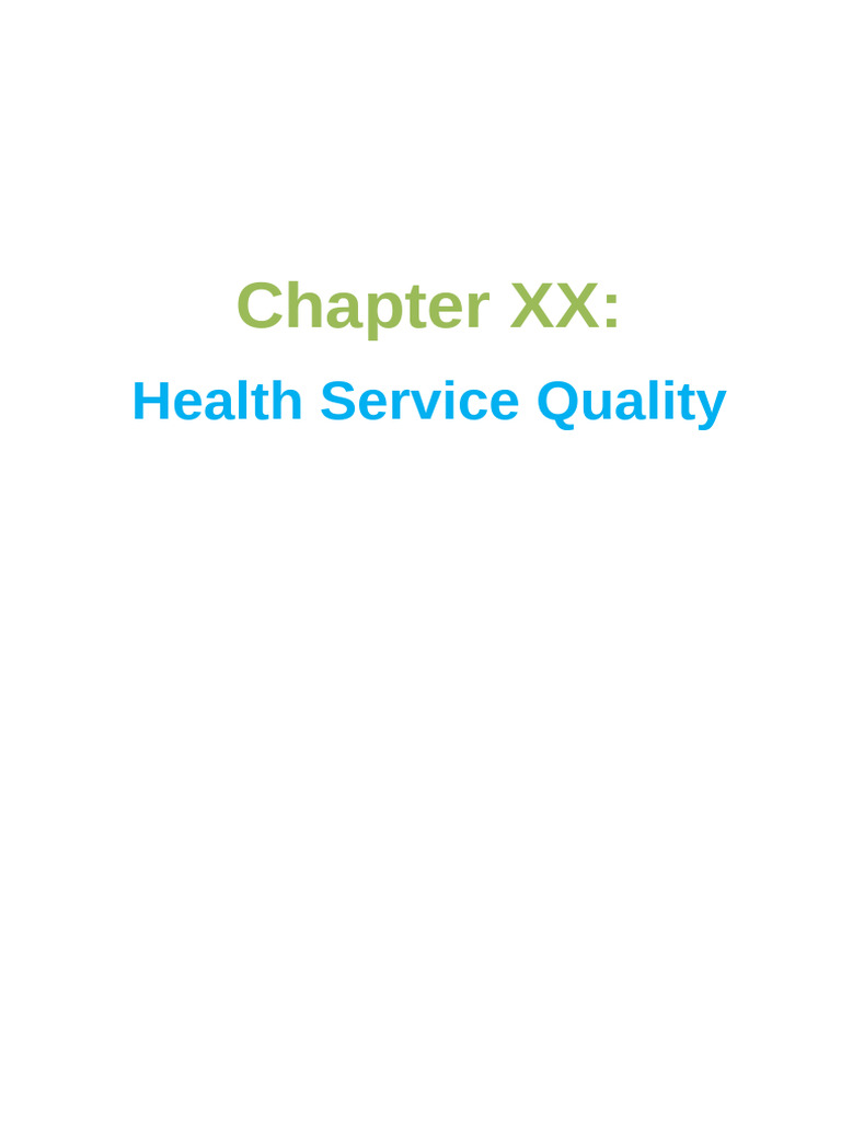 Health Service Quality Standards Guide | PDF | Audit | Health Care