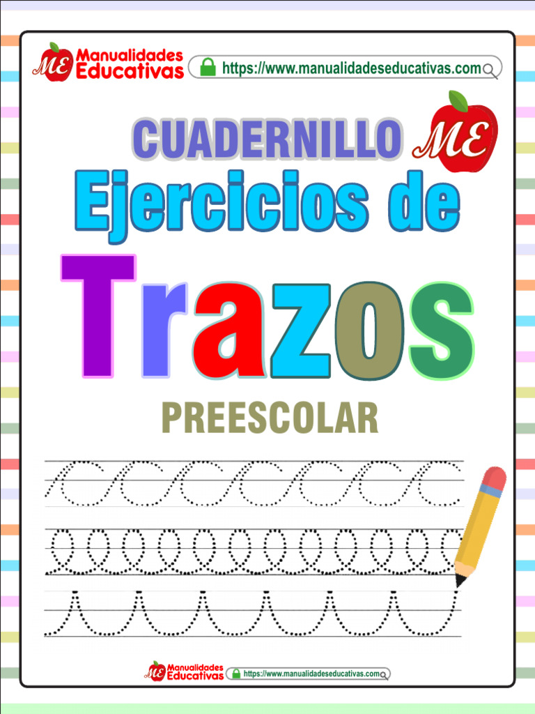 Ejercicios de Trazos para Preescolar | PDF