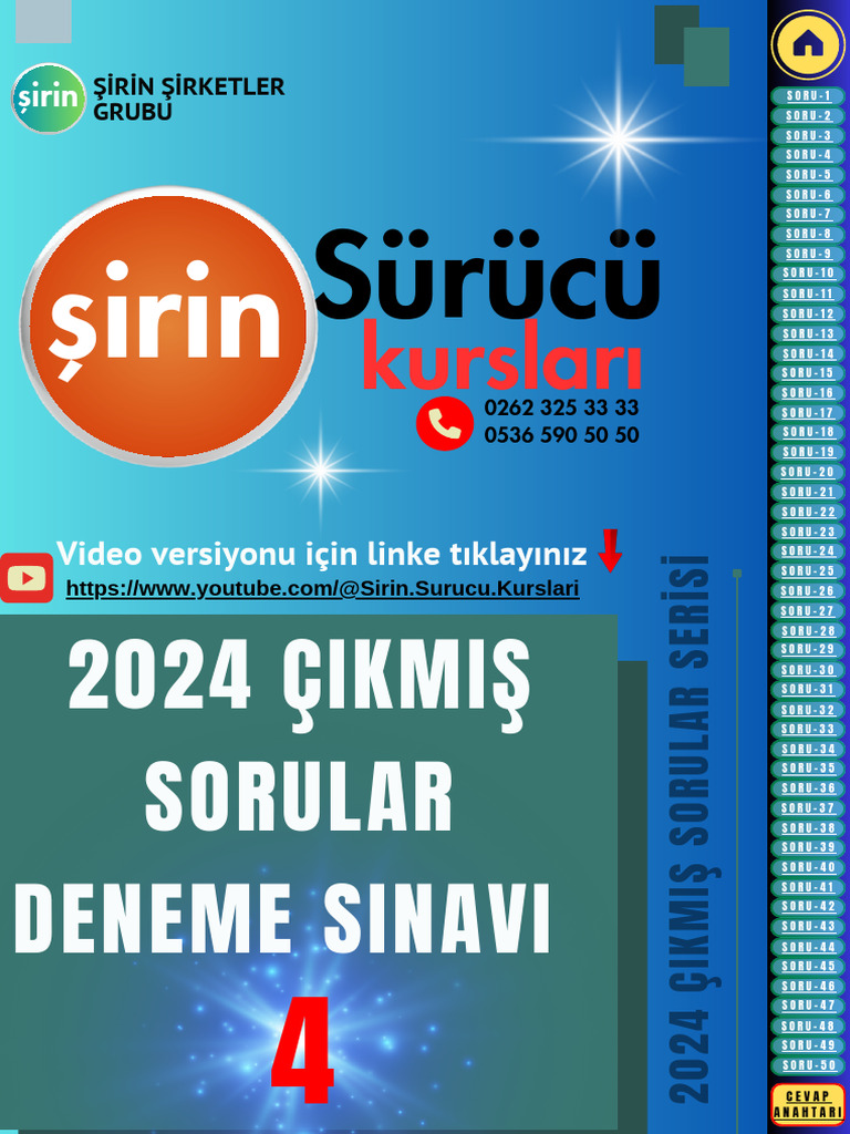 2024 Çıkmış Sorular Deneme Sınavı-4 | PDF