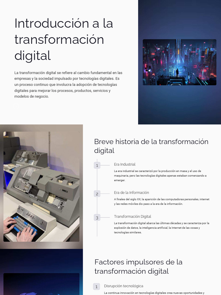 Introduccion A La Trasformacion Digital | PDF | Internet de las Cosas ...