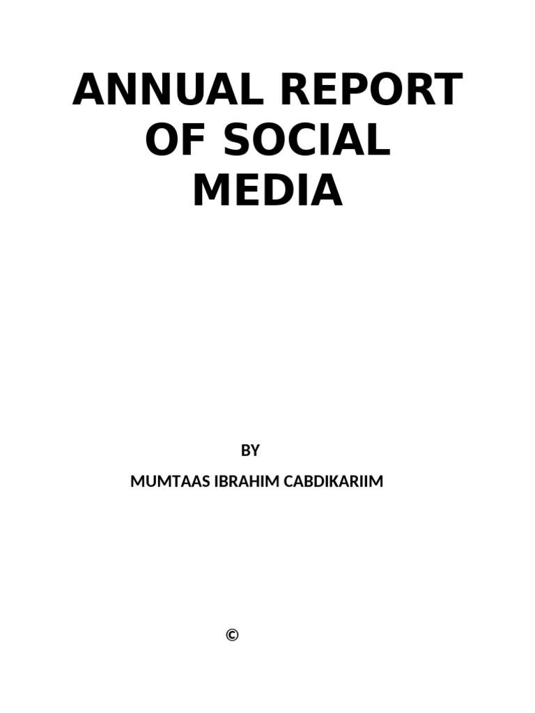Impact of Social Media on Students | PDF | Social Media | Popular ...