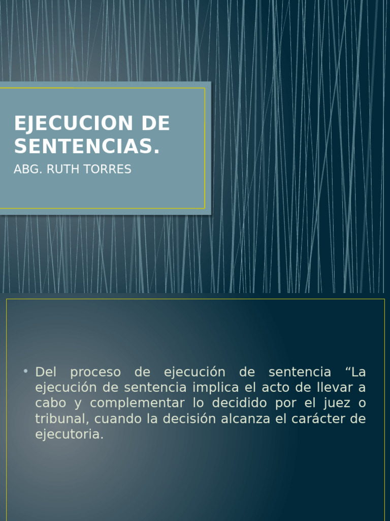Ejecucion de Sentencias | PDF | Res Judicata | Apelación