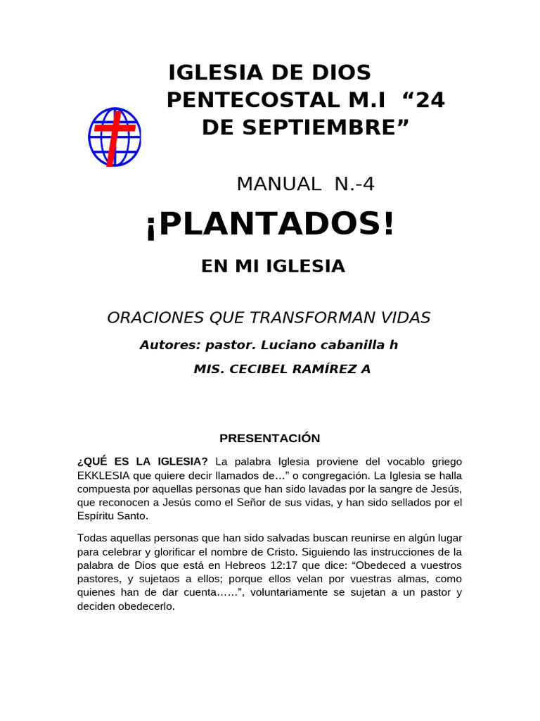 Manual de Discipulado en la Iglesia | PDF | Cristo (título) | Iglesia ...