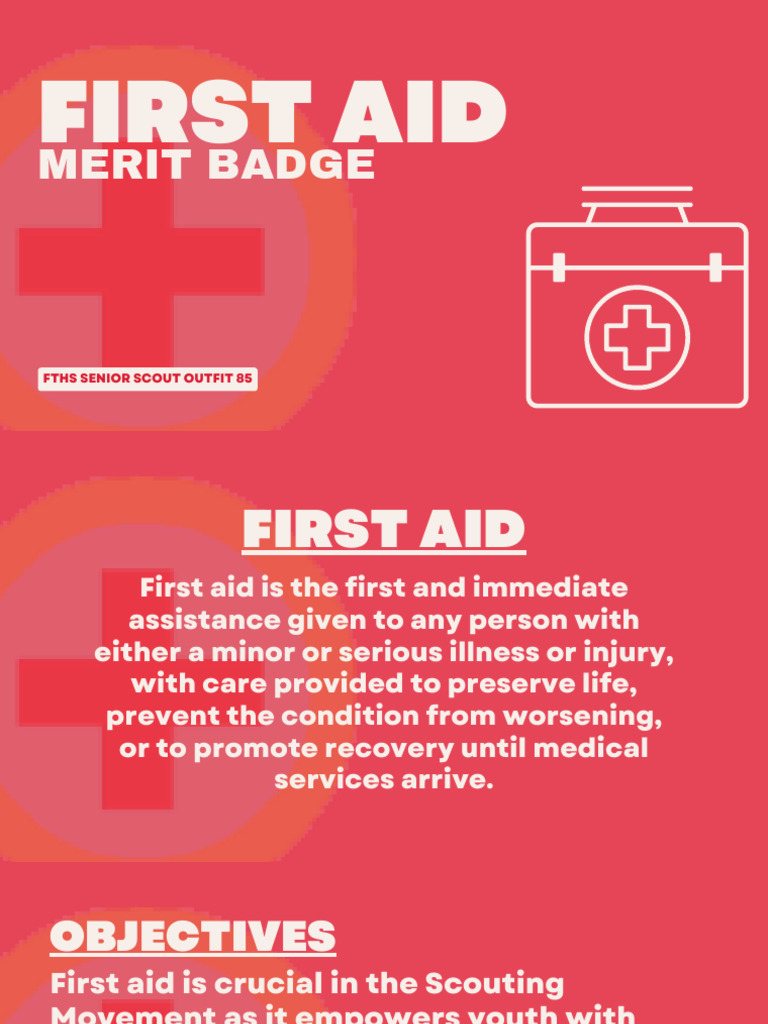 First Aid Essentials for Scouts | PDF | First Aid | Diseases And Disorders