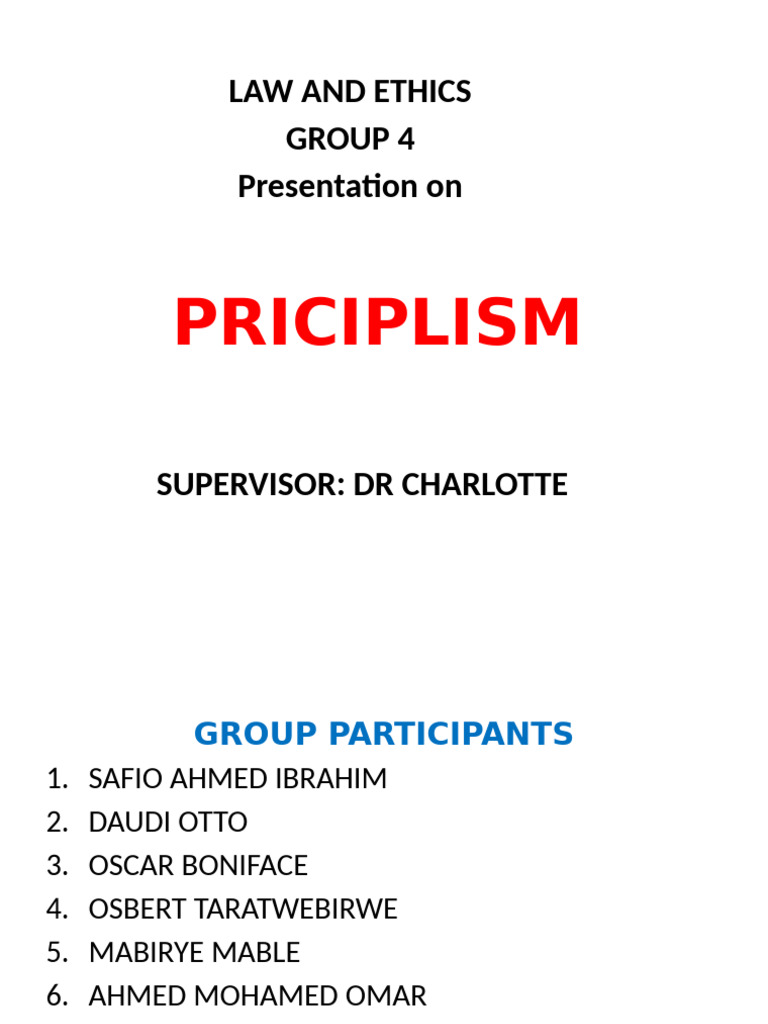 Principlism in Medical Ethics Overview | PDF | Medical Ethics | Autonomy