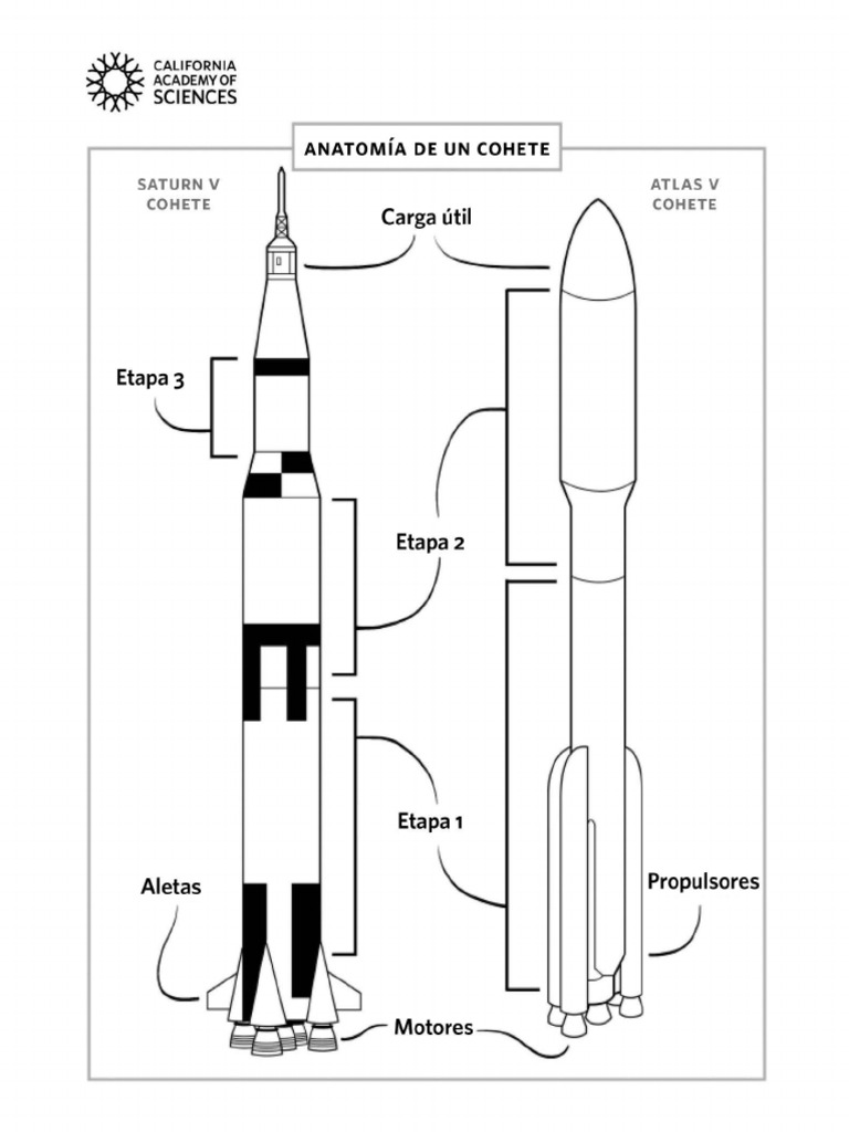 Calacademy Sah Rockets Anatomy of A Rocket Spanish 210415 | PDF ...