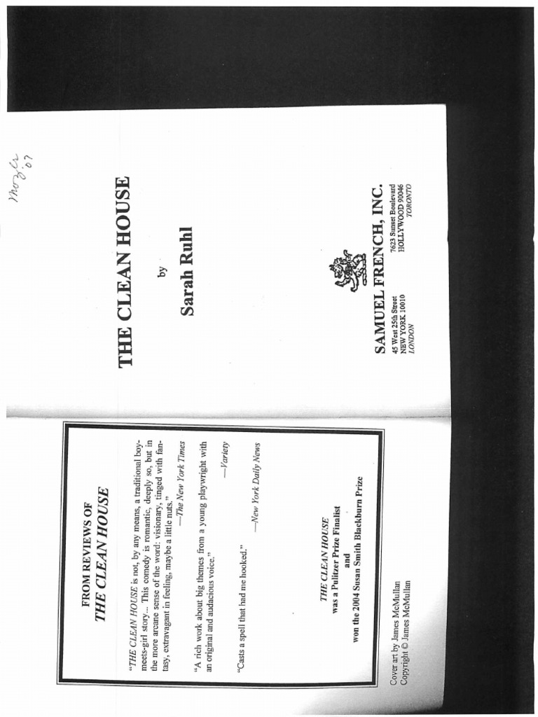 The Clean House | PDF