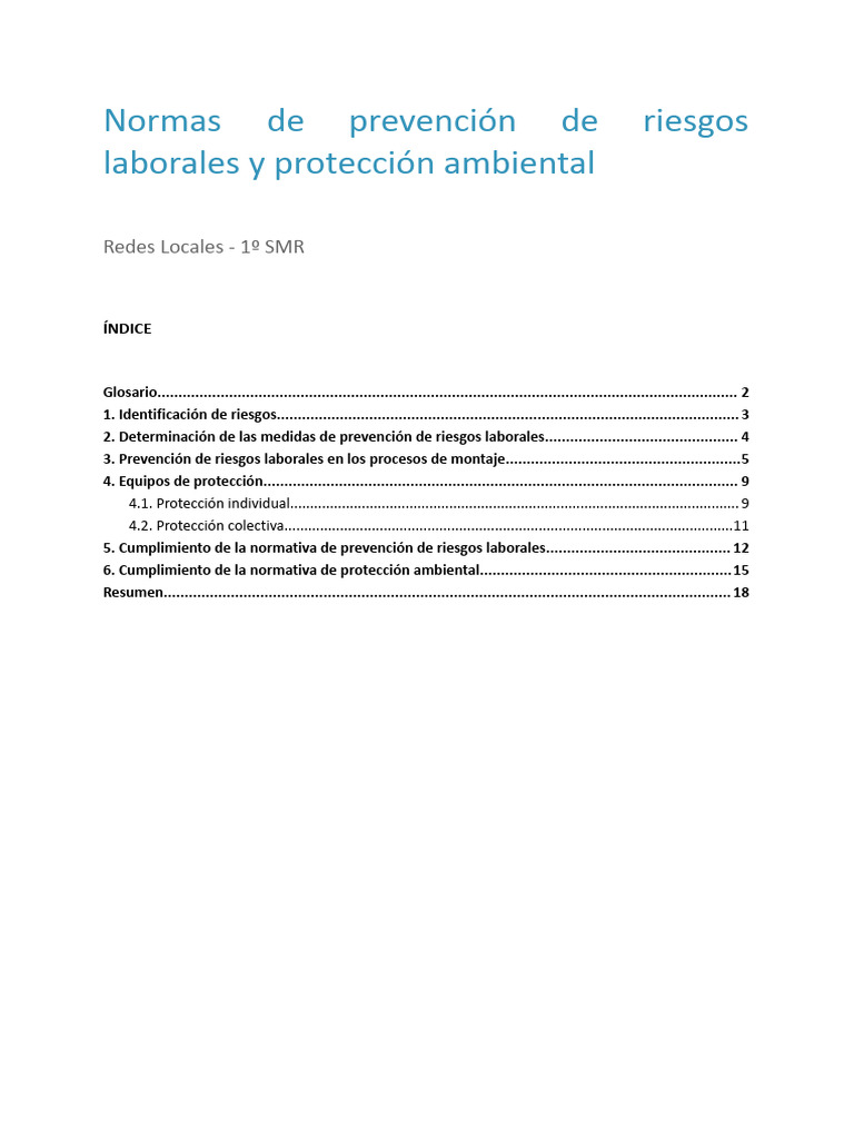 UD12. Riesgos Laborales y Protección Ambiental | PDF | Residuos ...
