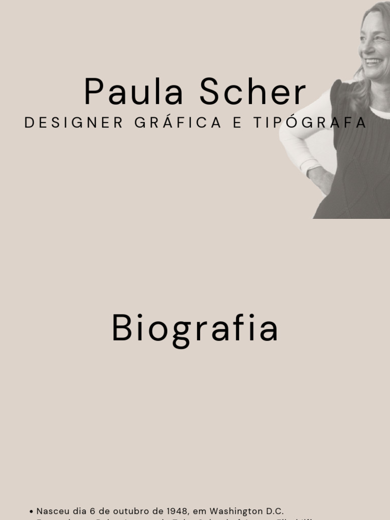 Biografia de Paula Scher: Designer Gráfica | PDF