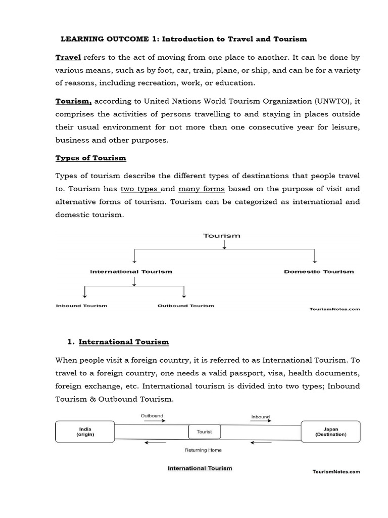 COMPLETE MODULE-Travel and Tourism | PDF | Tourism | Transport
