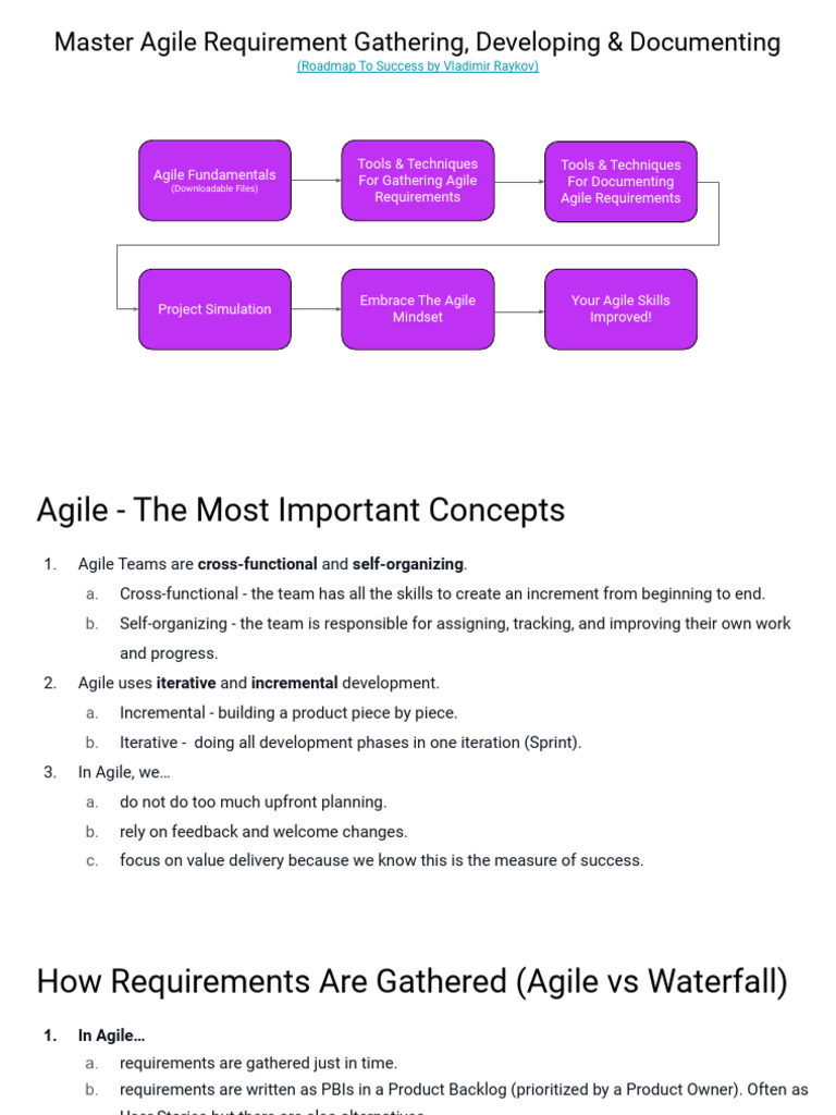 Agile Requirement Gathering Essentials | PDF | Agile Software ...