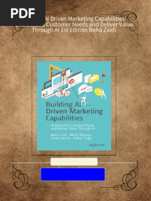 Download Building AI Driven Marketing Capabilities: Understand Customer Needs and Deliver Value Through AI 1st Edition Neha Zaidi ebook All Chapters PDF