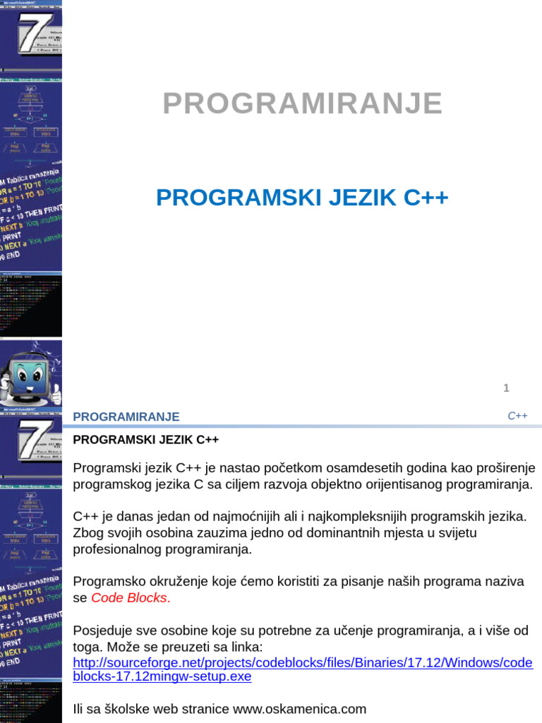 19 - Programski Jezik C++ | PDF