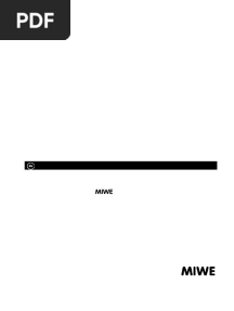 Miwe oven roll-in e+ V3.0 TC Operating Manual October 2017