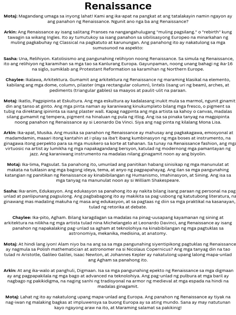 Renaissance Script PDF | PDF