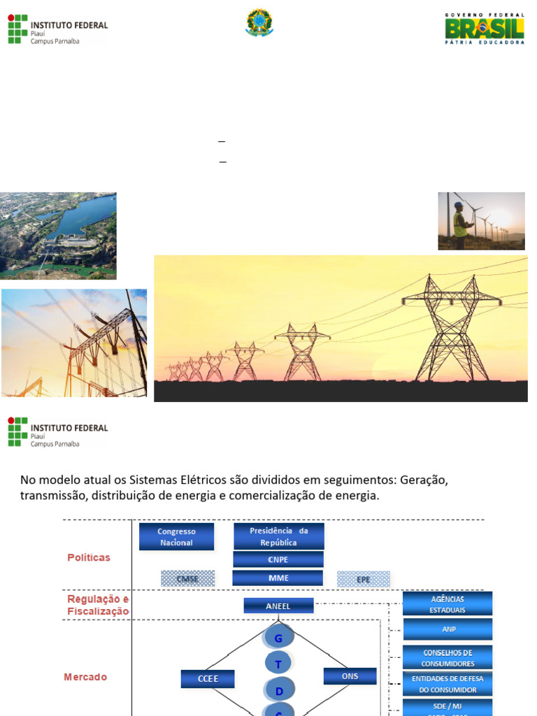 Estrutura do Sistema Elétrico Brasileiro | PDF | Geração de ...