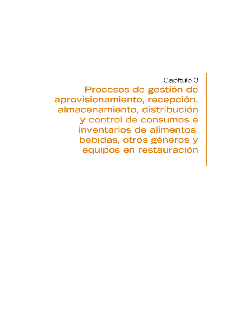 Proceso de Aprovisionamiento en Restauracion-E-Libro | PDF