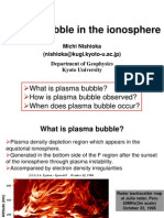 Plasma Bubble in The Ionosphere: What Is Plasma Bubble? How Is Plasma Bubble Observed? When Does Plasma Bubble Occur?