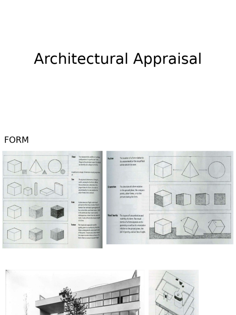 Architectural Form and Space Analysis | PDF