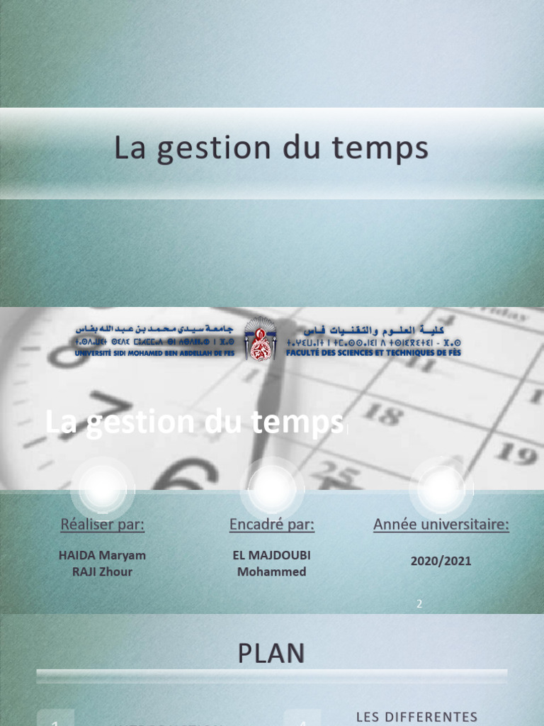 Gestion efficace du temps | PDF | Gestion du temps | Compétences ...