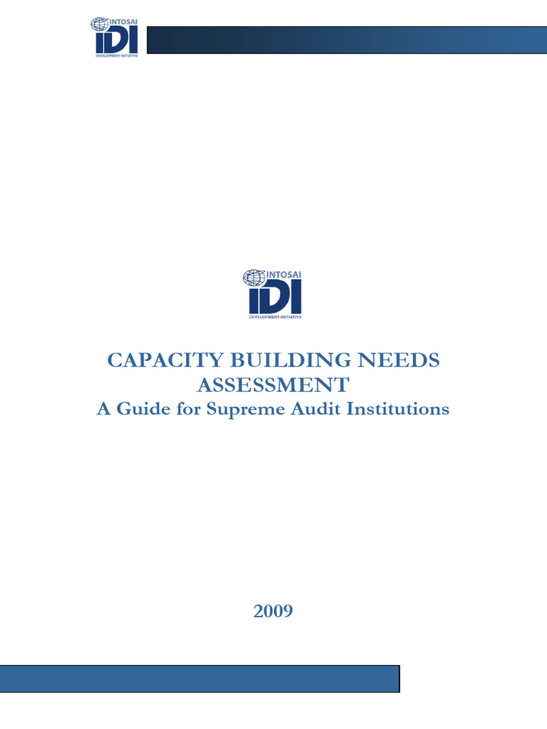 Capacity Building Needs Assessment Guide | PDF | Capacity Building | Audit