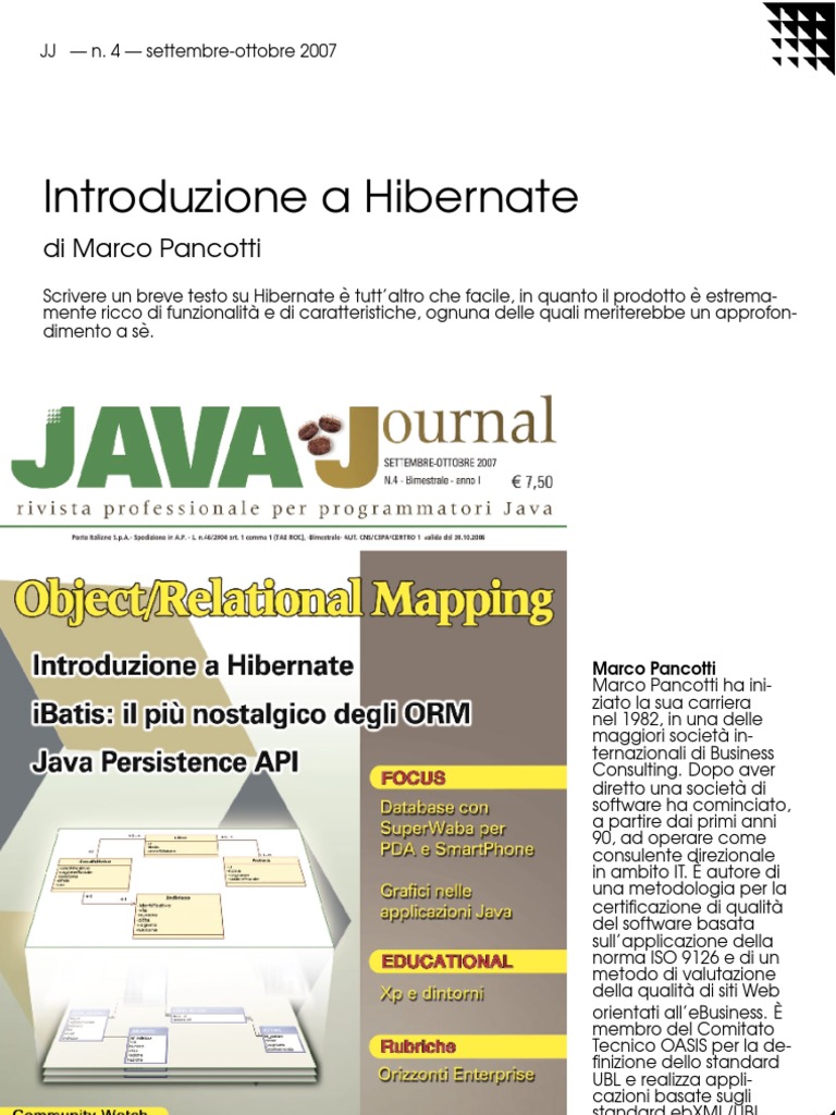 Introduzione A Hibernate | PDF