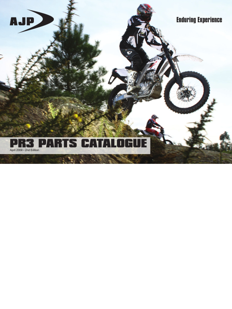 AJP PR3 Motorcycle Parts Catalogue | PDF | Carburetor | Clutch