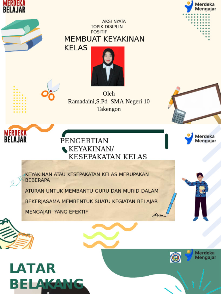 Aksi Nyata Disiplin Positif Membuat Keyakinan Kelas | PDF