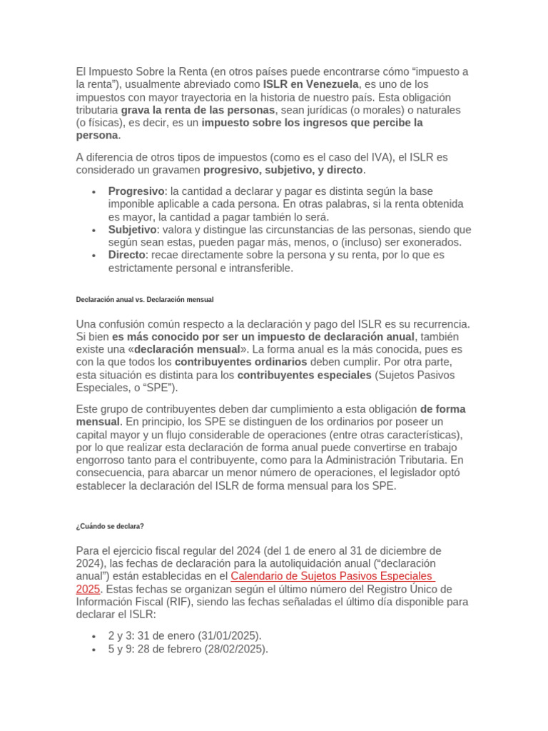 Impuesto Sobre la Renta en 2023 | PDF | Impuestos | Economias