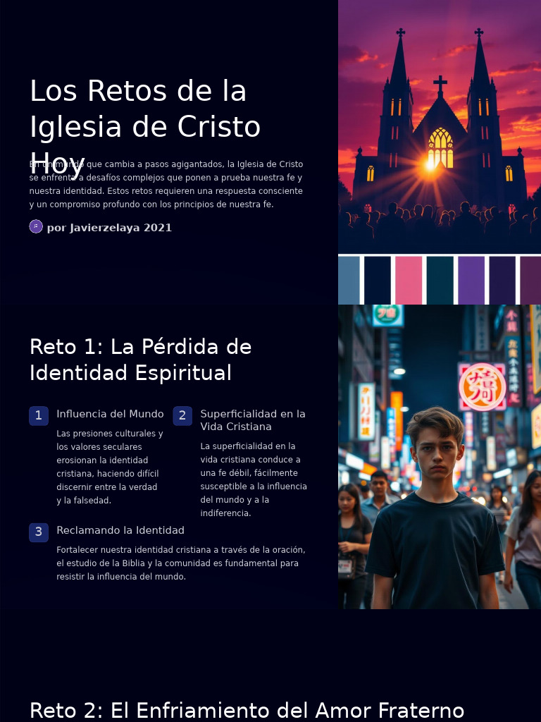 Retos Actuales de la Iglesia Cristiana | PDF | Cristo (título ...